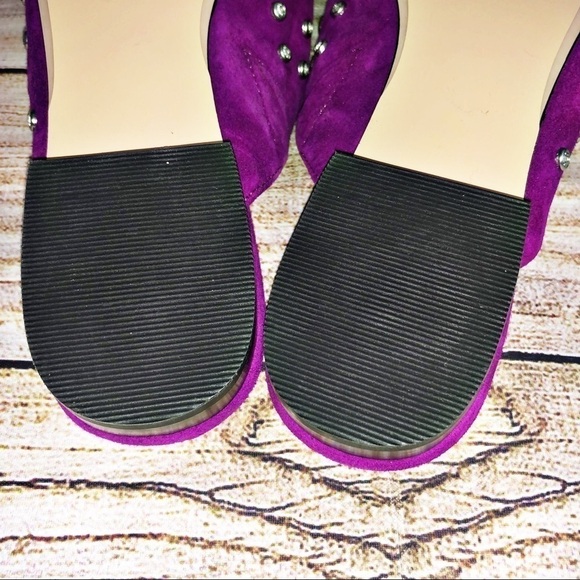 HALOGEN Eva Jeweled Point Toe Mules Size 7M - Picture 8 of 12